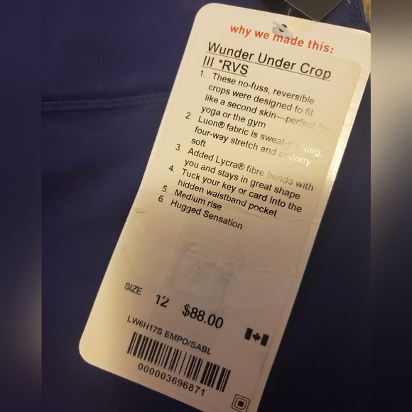 Lululemon capri - Picture 3 of 4